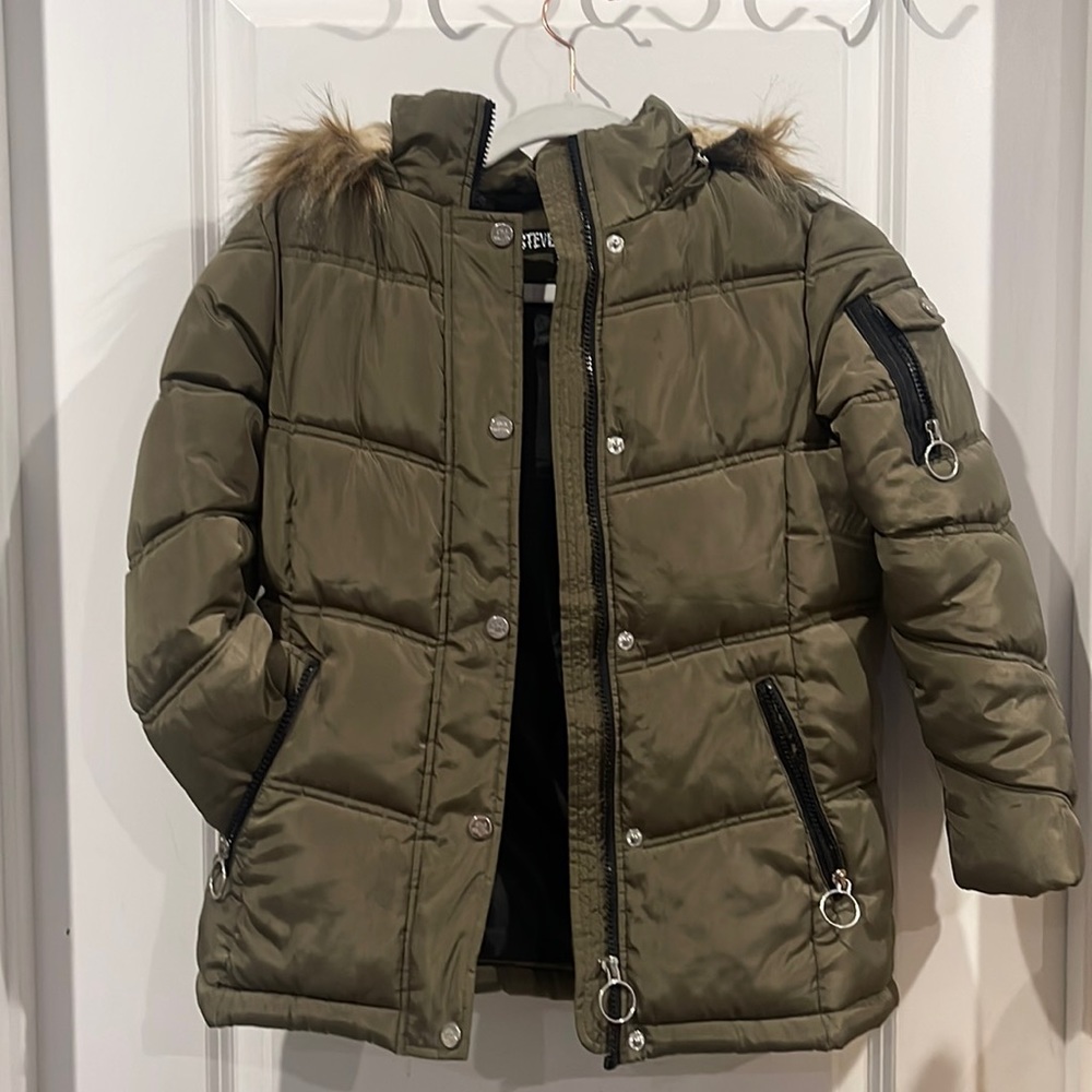 Steve Madden girls jacket size small, 7/8 used